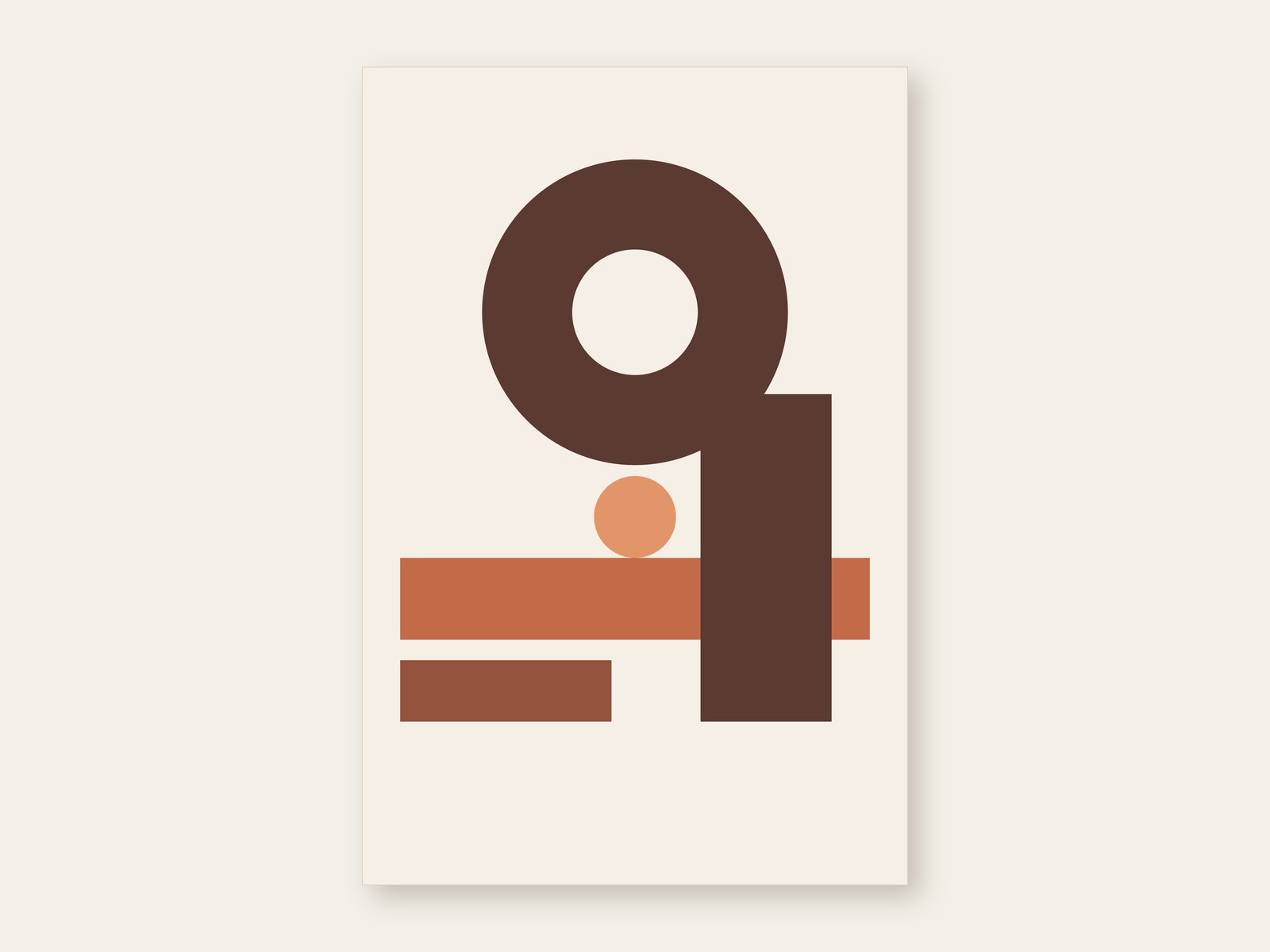 Bauhaus Blocks — printable wall art shown as the full artwork