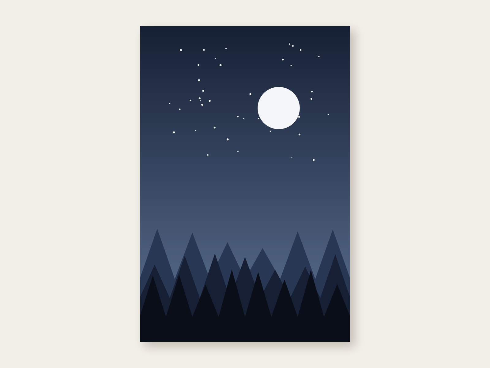 Moon Ridge — printable wall art shown as the full artwork